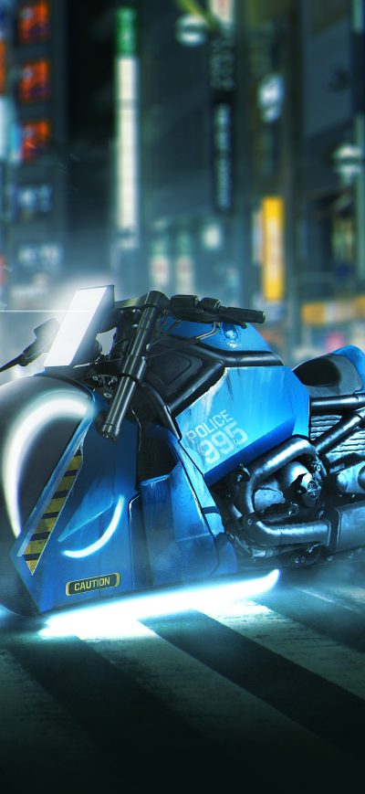 Fond d'écran iPhone Blade Runner Spinner Bike Harley Davidson V Rod Muscle