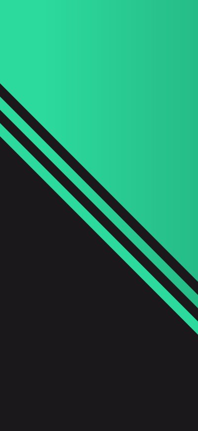 Fond d'écran iPhone Mint Black Abstract 4k