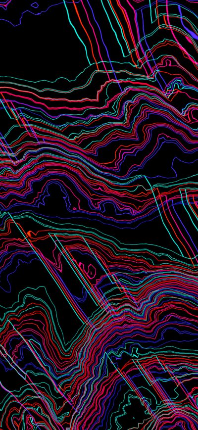 Fond d'écran iPhone Seismic Abstract 4k