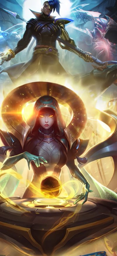 Fond d'écran iPhone League Of Legends Jinx Malphite Kayn Yasuosona Ziggs 4k