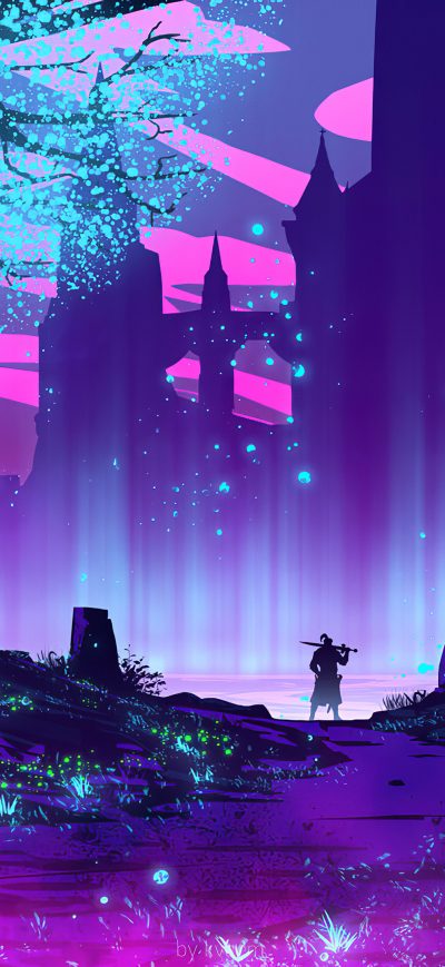 Fond d'écran Necropolis 4k sur iPhone