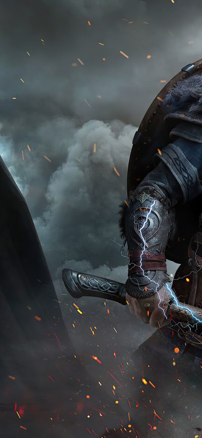 Fond d'écran iPhone Assassins Creed Valhalla Game New