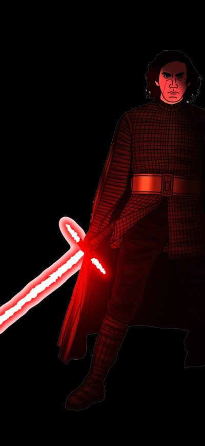 Fond d'écran iPhone Kylo Ren Star Wars Artwork 5k