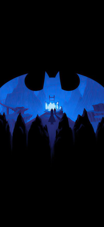 Fond d'écran iPhone Batman The Animated Series Box 4k