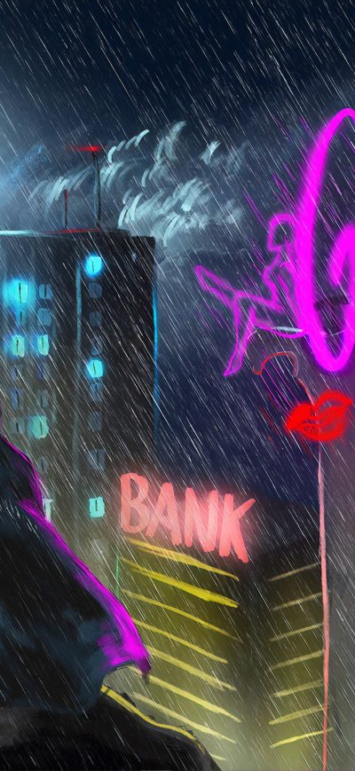 Fond d'écran iPhone Batman Gotham Art New