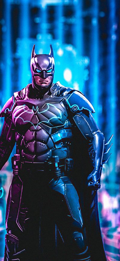 Fond d'écran iPhone Batman Cyberpunk Art 4k
