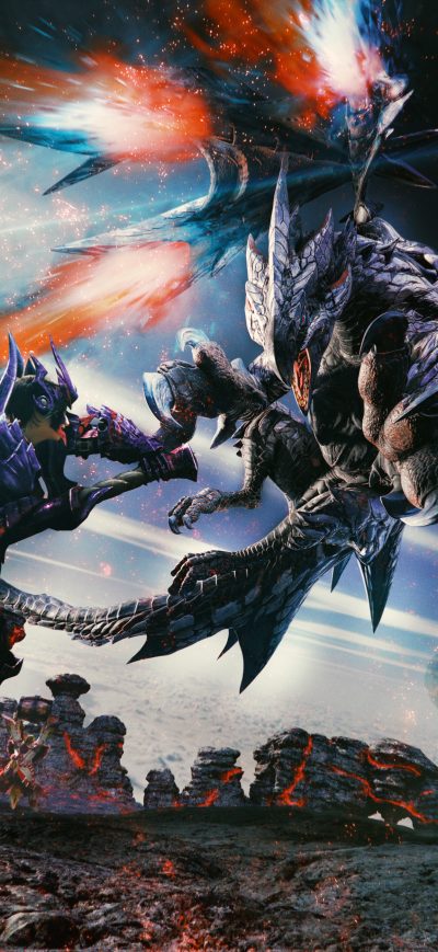 Fond d'écran iPhone Monster Hunter Generations Valstrax Artwork