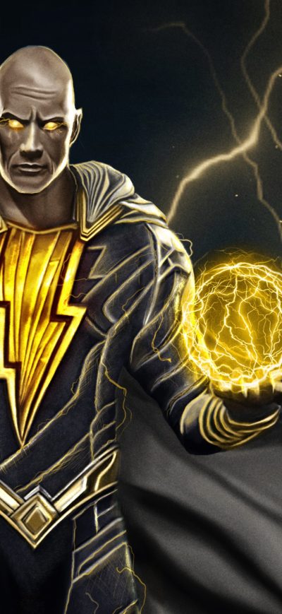 Fond d'écran iPhone Black Adam Powers