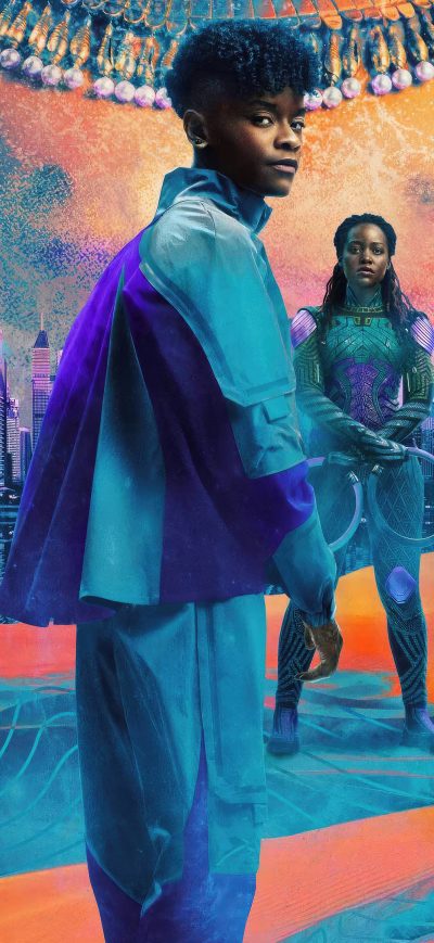 Fond d'écran iPhone 2023 Black Panther Wakanda Forever 4k