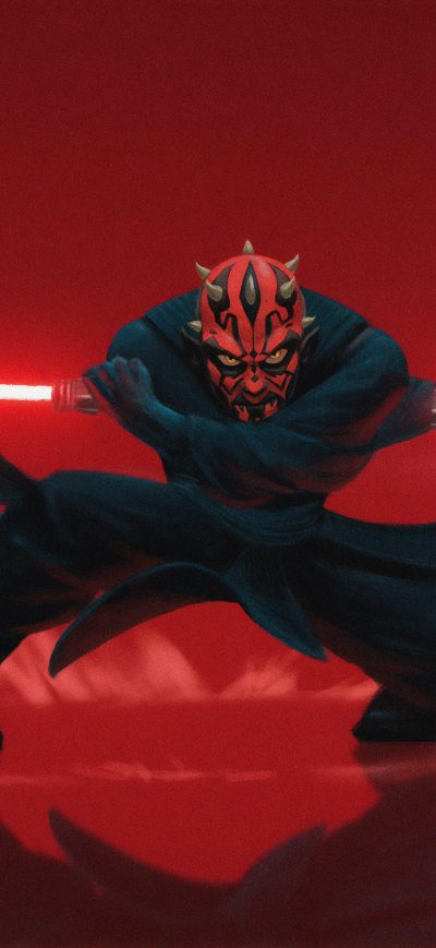 Fond d'écran iPhone Darth Maul 4k