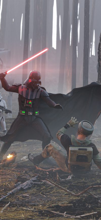 Fond d'écran iPhone Darth Vader Burning Wrath