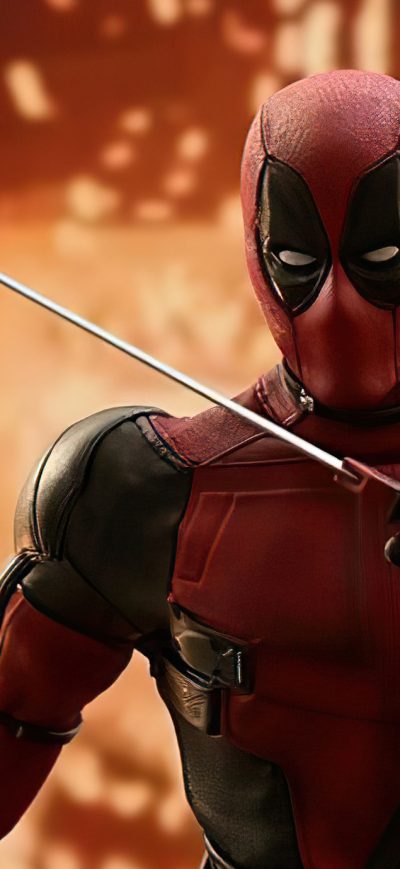 Fond d'écran iPhone Deadpool Sword Hero