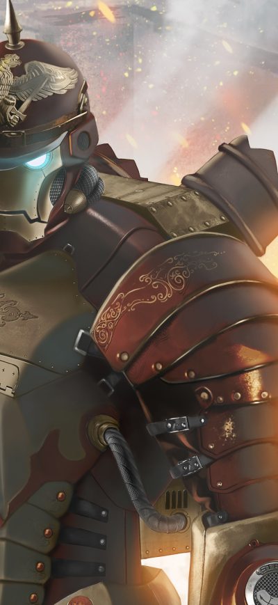 Fond d'écran iPhone Steampunk Iron Man Art