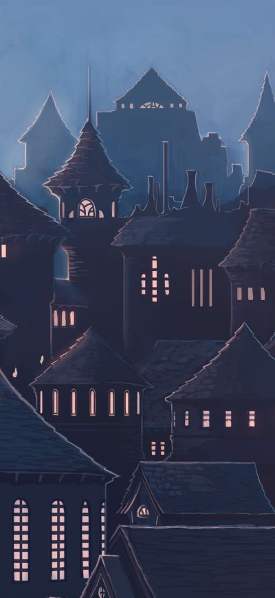 Fond d'écran iPhone Hogwarts Harry Potter School 5k
