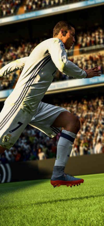 Fond d'écran iPhone Ronaldo Fifa 18 5k