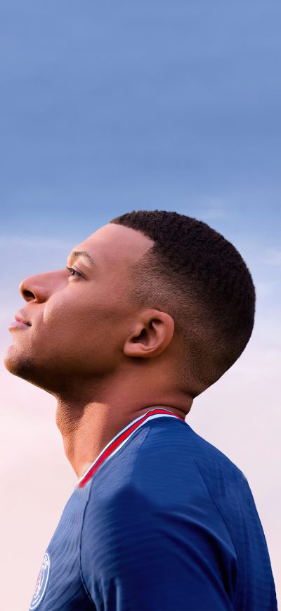 Fond d'écran iPhone Kylian Mbappe Fifa 22