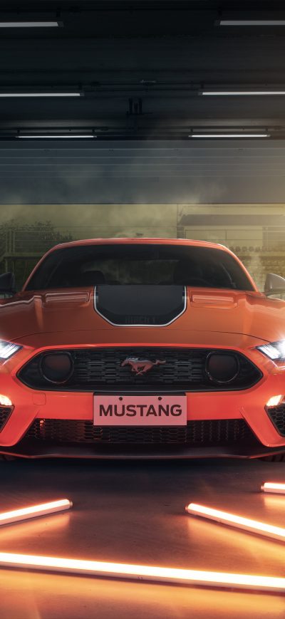 Fond d'écran iPhone 2021 Ford Mustang Mach1 5k