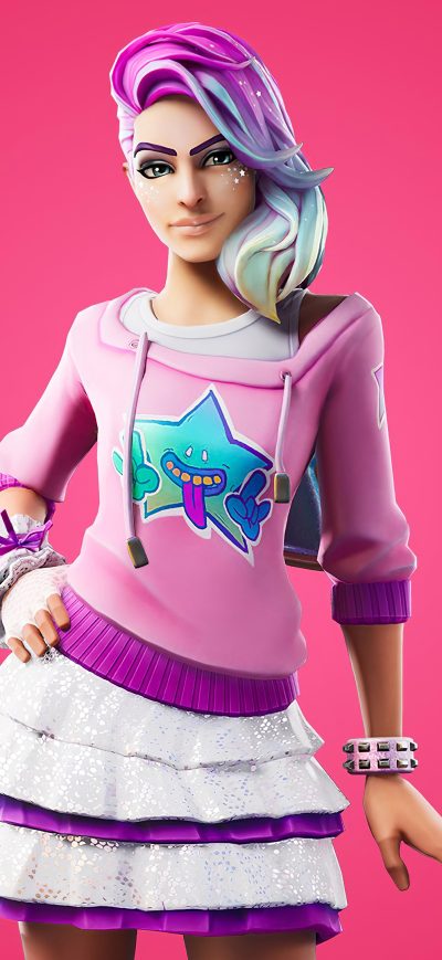 Fond d'écran iPhone Fortnite Chapter Two Starlie Outfit