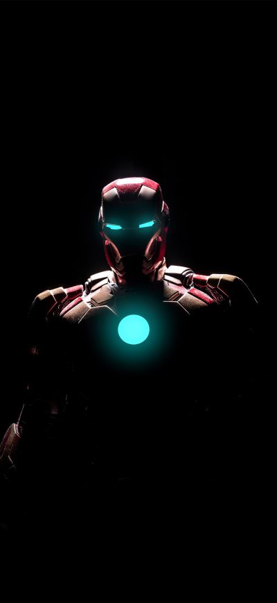 Fond d'écran iPhone Iron Man Arc Reactor Glowing