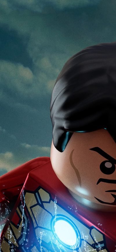 Fond d'écran iPhone Lego Iron Man 4k