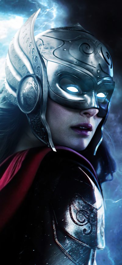 Fond d'écran iPhone Lady Thor 8k