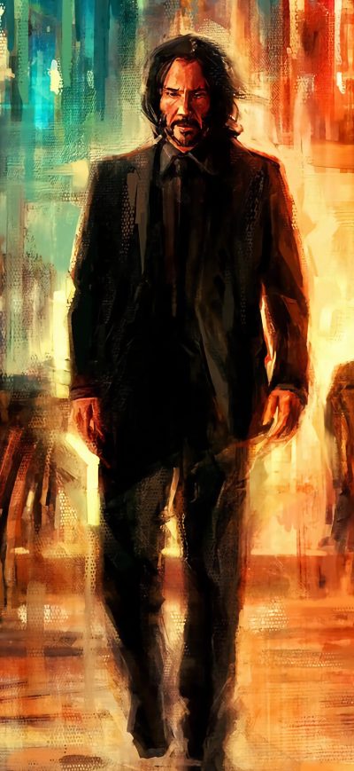 Fond d'écran iPhone John Wick Chapter 4 Poster Art 5k