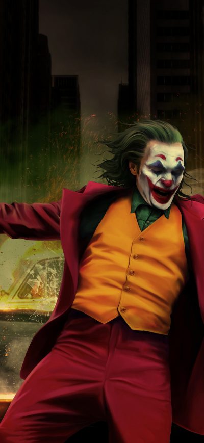 Fond d'écran iPhone Joker Happy Dancing