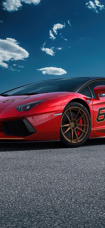Fond d'écran iPhone Lamborghini Aventador SVJ 63 2020 5k