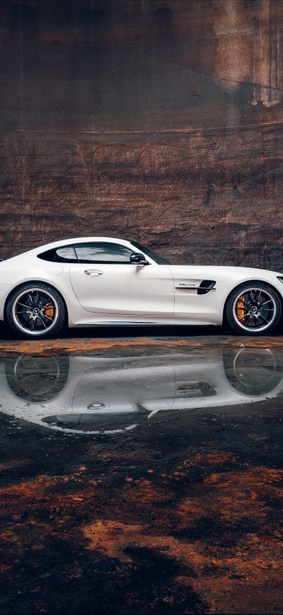 Fond d'écran iPhone Mercedes AMG GTR Coupe 5k
