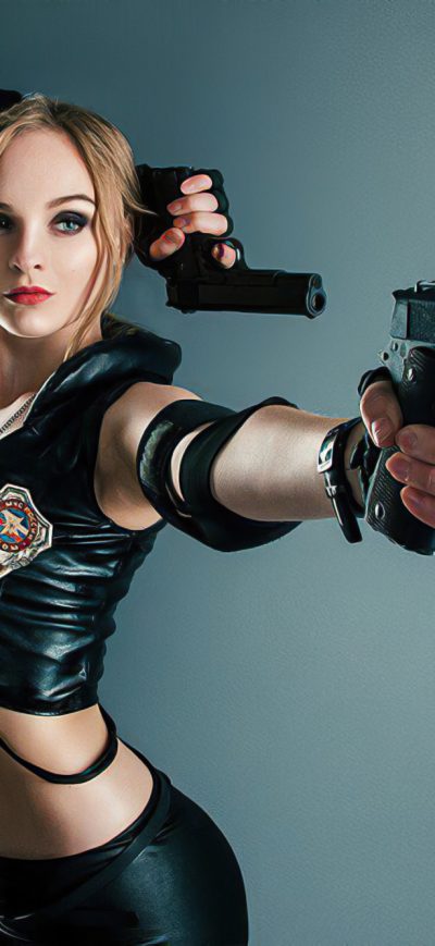 Fond d'écran iPhone Sonya Blade Mortal Kombat 11 Cosplay