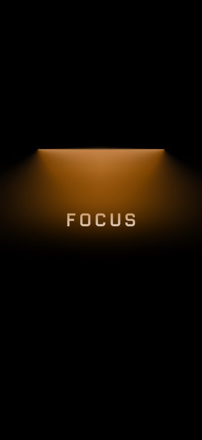 Fond d'écran iPhone Focus Orange Light