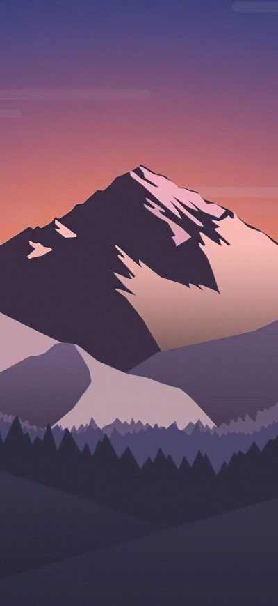 Fond d'écran Pleasant Landscape Mountain 4k sur iPhone