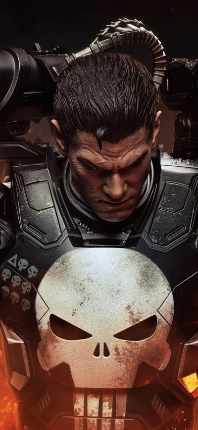 Fond d'écran iPhone 4k Punisher X War Machine 2020