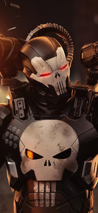 Fond d'écran iPhone Punisher X War Machine