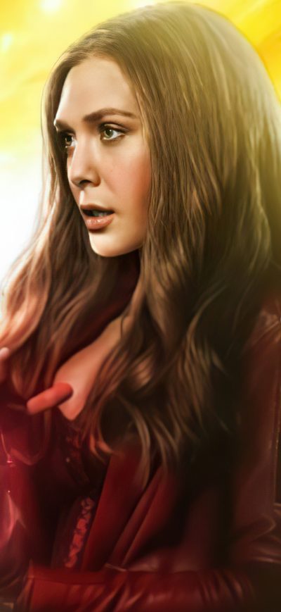 Fond d'écran iPhone Wanda Vision Scarlet Witch 5k
