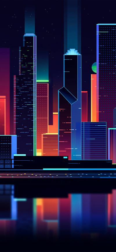 Fond d'écran iPhone Affinity Skyline 4k