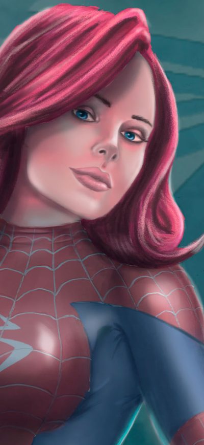 Fond d'écran iPhone Art Spider Girl