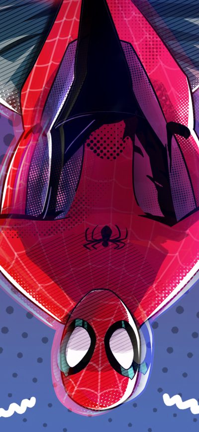 Fond d'écran iPhone 4K SpiderMan Into The Spider Verse New Art