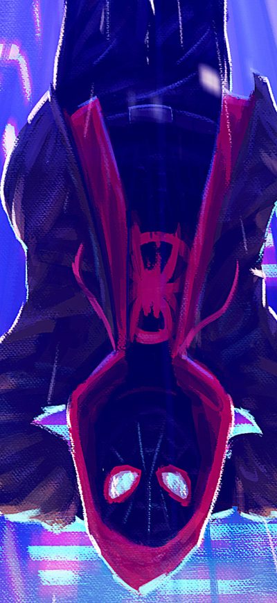 Fond d'écran iPhone Miles Morales Spiderverse Arts