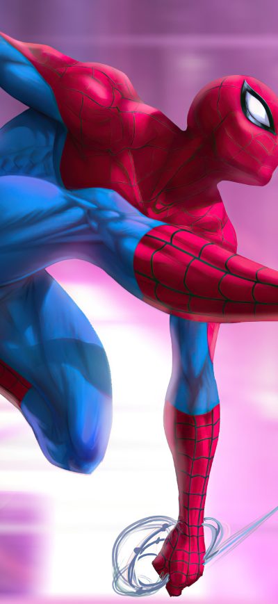 Fond d'écran iPhone Spiderman Digital Illustration 5k