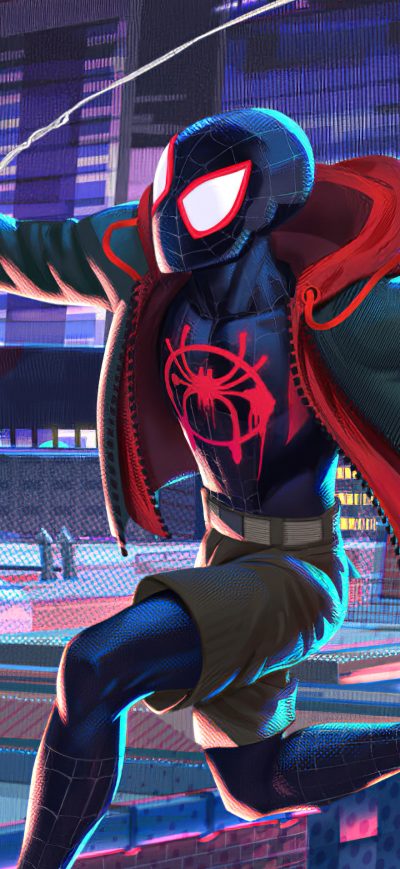 Fond d'écran iPhone Miles Morales Art4k