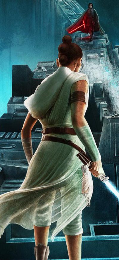 Fond d'écran iPhone Star Wars The Rise Of Skywalker Textless Poster