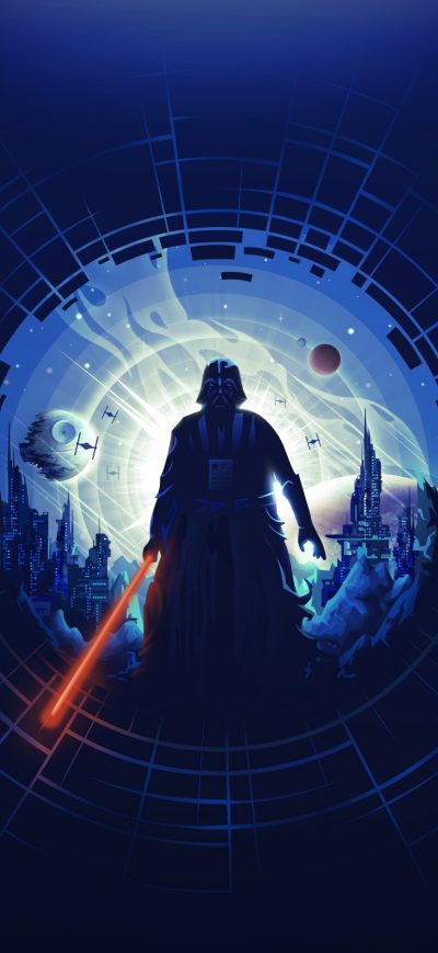 Fond d'écran iPhone Darth Vader Minimal
