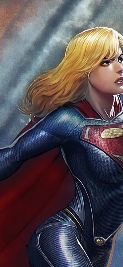 Fond d'écran iPhone Supergirl 4k 2020 Artwork