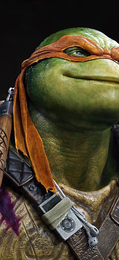 Fond d'écran iPhone Mikey Tmnt 4k