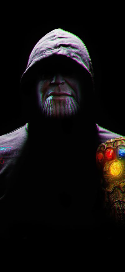 Fond d'écran iPhone Thanos Caped