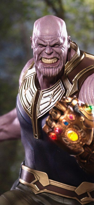 Fond d'écran iPhone 4k Thanos Infinity Gauntlet