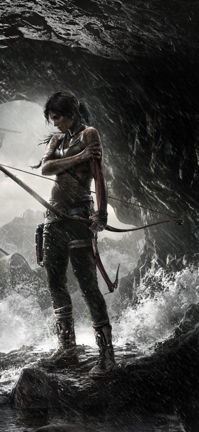 Fond d'écran iPhone Tomb Raider Poster 8k