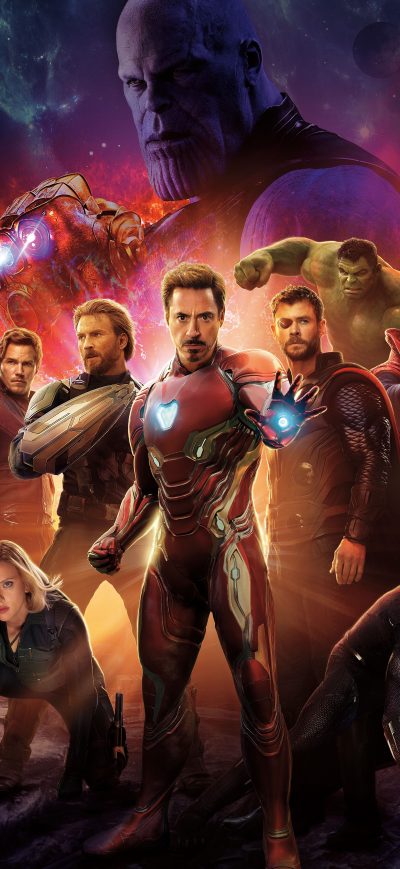Fond d'écran iPhone Avengers Infinity War International Poster 10k