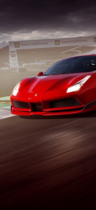Fond d'écran iPhone 2017 Novitec Rosso Ferrari 488 GTB